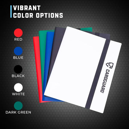 Trading Card Binder Pro-Folio – 9 Pocket Binder - Side-Loading Album, Durable & Acid-Free Storage for Pokémon, YuGiOh, MTG, TCG, Game & Sports Cards, Dark Green