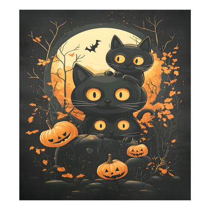 Cute Halloween Magnetic Sticker Dishwasher Door Cover Kitchen Cabinet Panels, Fridge Magnet, Home Appliances Decor Decals 23" W x 26" H
