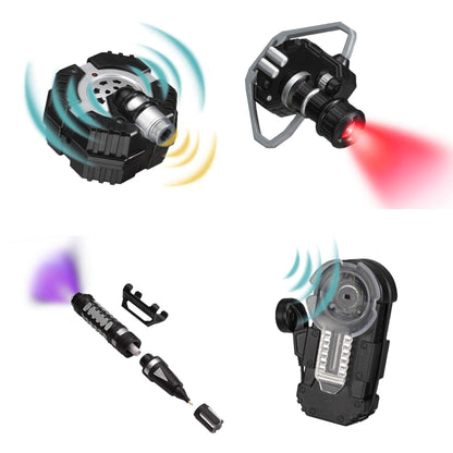 MUKIKIM SpyX/Micro Gear Set + Lazer Trap Alarm - 4 Must-Have Spy Tools Attached to an Adjustable Belt + Invisible LED Beam Barrier & Alarm! Jr Spy Fan Favorite & Perfect for Your Spy Gear Collection!