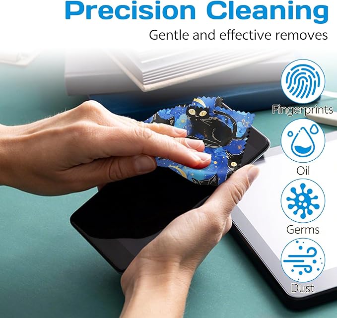 6 PCS Glasses Cleaning Cloth Eyeglass Lens Cleaning Cloth Eyeglasses Wipes