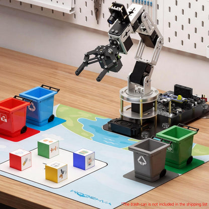 Yahboom ROS2 6DOF Robotic Arm Embodied Intelligence, 3D Spatial Recognition, Virtual Machine PC Control, AI Large Model Voice Module (Standard Kit)