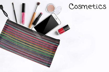selizo 6 Pcs Pencil Pouch Plastic Pencil Cases Zipper Mesh Pouch Bag for Office Pen Cosmetic Makeup