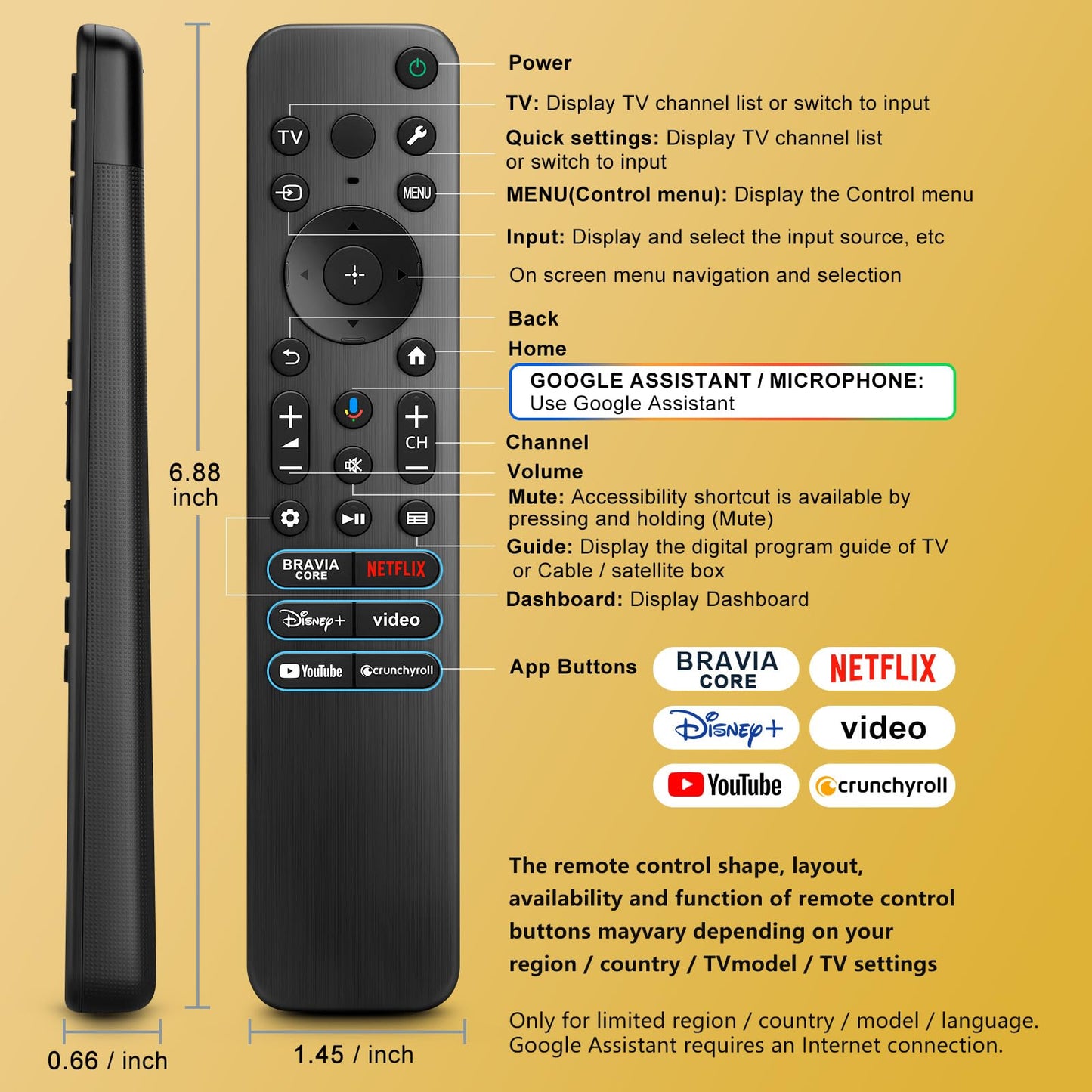 Voice Magic Remote for LG-Smart-TV-Remote Control Replacement, AKB75855501 AN-MR20GA MR19BA MR18BA MR650A with Voice Recognition and Pointer Function