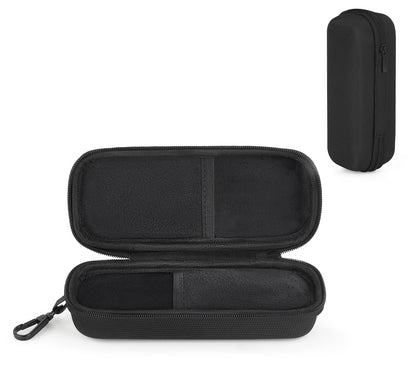 Mkono Double Eyeglasses Case, EVA Hard Shell Travel Sunglass Organizer with Zipper Closure Multiple Glasses Case for Travel (Black)