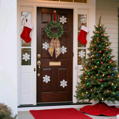Autumn Door Wreath Sash Embroidered with White Letters and Pumpkins On A Plaid Wreath Sash Ideal for Housewarming Gifts, Autumn Thanksgiving, Halloween, and Christmas Porch Decorations -R