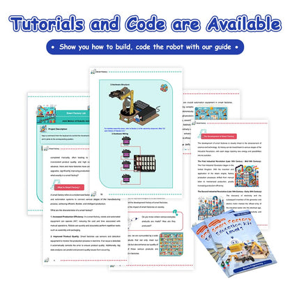 ACEBOTT 3-in-1 ESP32 IoT Control Smart Factory Starter Kit, Electronics Programming Kit Compatible with Arduino Scratch Online Tutorials, School DIY Education Solution Series STEAM Set for Teens 12+