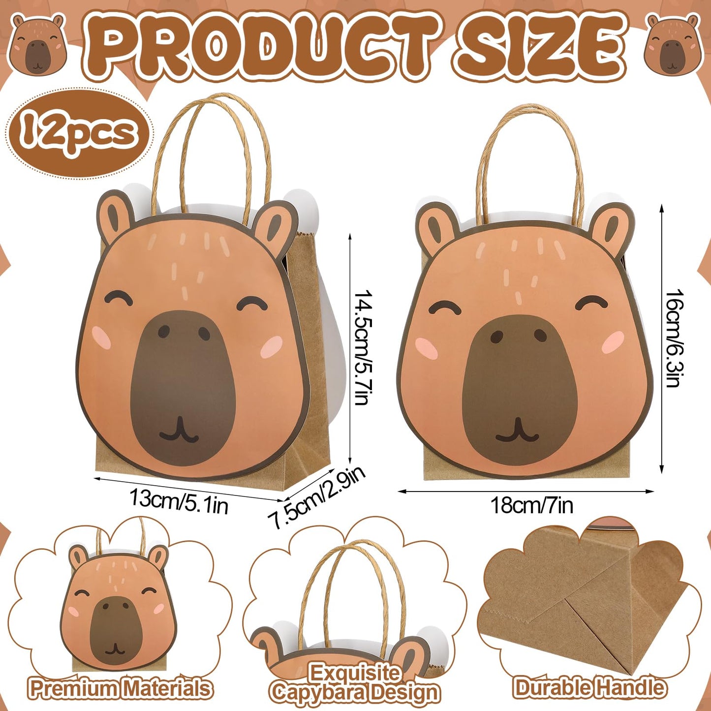Jaloro 12 Pack Paw Spirit Week Gift Bags Party Favor Gift Paper Bags Goodie Candy Treat Bag with Handles Cute Paper Cards Paw Spirit Week Homecoming Halloween Birthday Party Favors Supplies