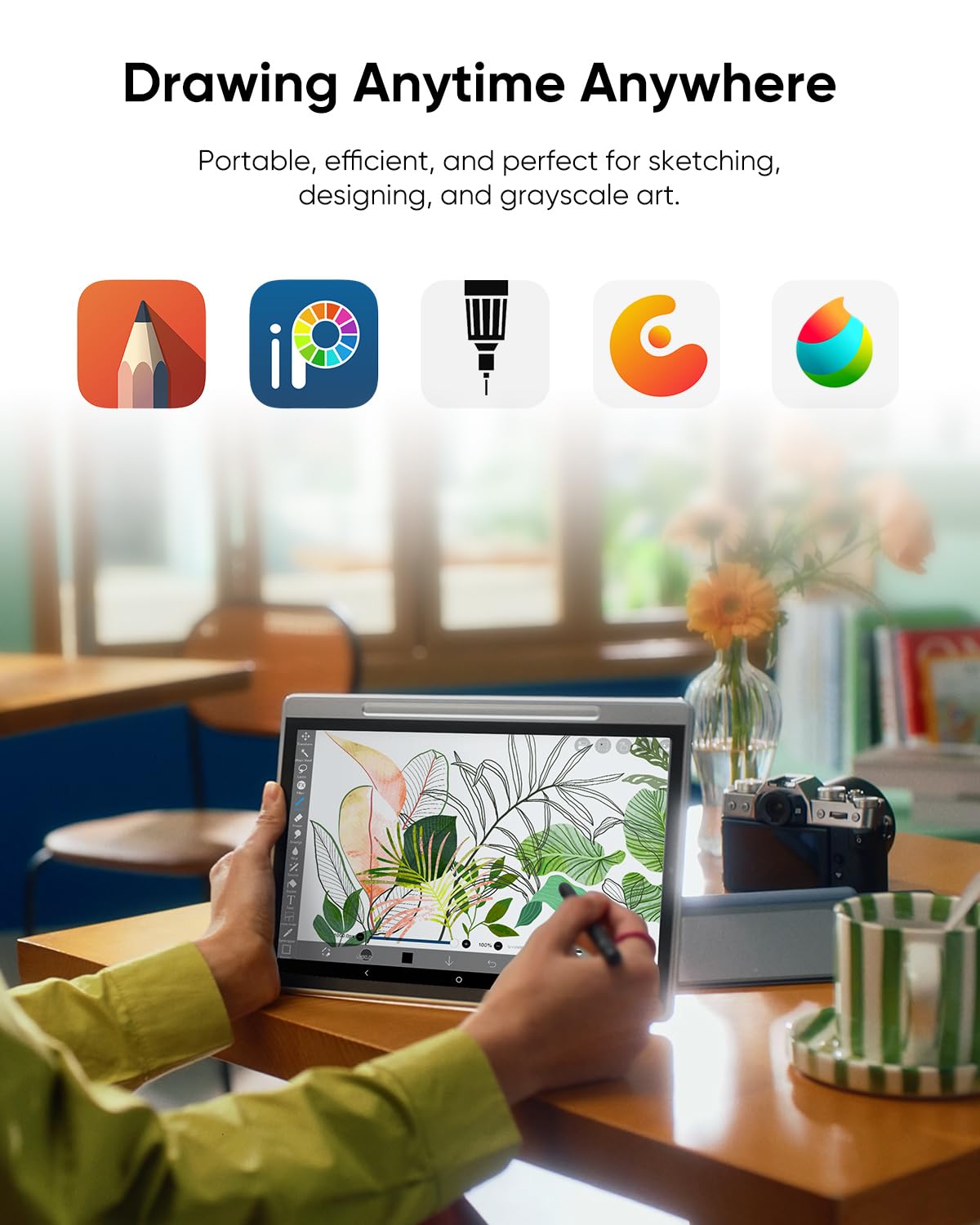 XPPen 10.95" Standalone Drawing Tablet Digital Color Notetaking Magic Note Pad for Sketching, Drawing & Notes 16K Pressure Sensitivity Tilt Support 90Hz Refresh Rate Anti-Glare Screen Android 14