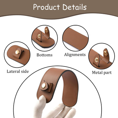 Fkereg 2 Pack Leather Purse Shoulder Strap Pads for Pressure Relief, Detachable Bag Handle Wrap Cover, Crossbody Handbag Tote Straps Replacement, Backpack Handle Protector Cushion, Beige