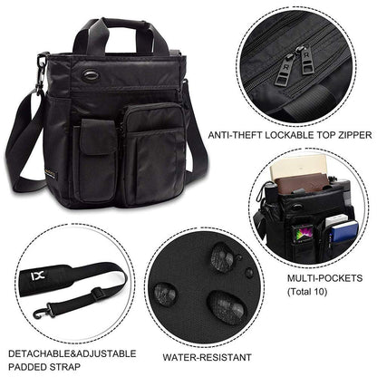 AlwaySky Crossbody Messenger Bag Business Sport Travel Multifunctional Shoulder Bag Laptop Bag Men Women