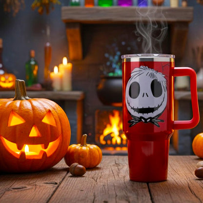 Disney Nightmare Before Christmas 40 OZ Stainless Steel Cup Set - Bundle with Jack Skellington Tumbler, Sticker, More Tumblers for Girls, Boys