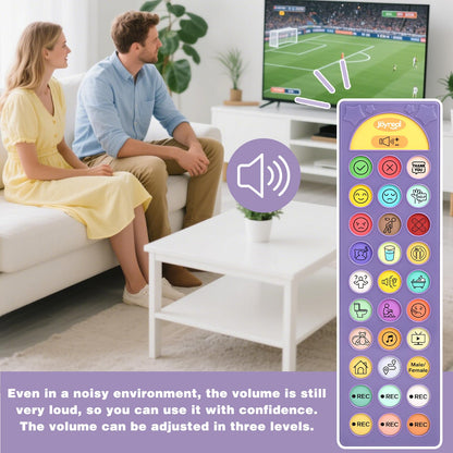 AAC Device for Autism, Joyreal Non Verbal Communication Tools for Speech Therapy & Stroke Rehab. Autism Talking Aids with 6 Programmable Buttons & Adjustable Volume, Autism Toys for Kids and Adults
