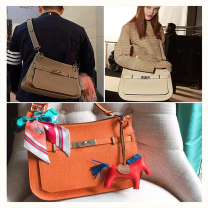 POPSEWING Designer Crossbody Bag DIY Kit for Girls - Leather Working & Sewing Kit for Shoulder Bag, Personalized Gifts (Brown)