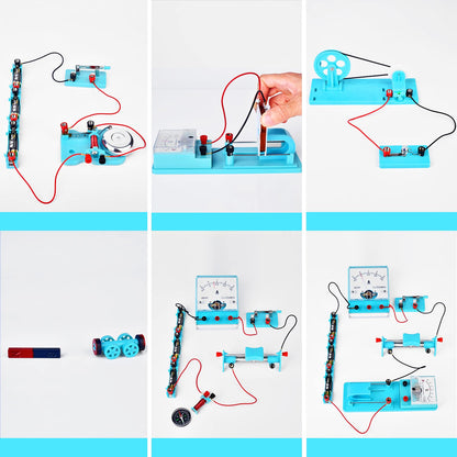 Mysterystone Science Experiment for Kids Electricity and Magnetism Kit for Students Stem Kit Physics Lab Basic Circuit Board Kit for Learning Starter