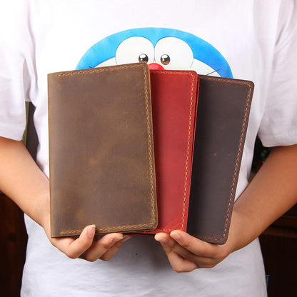 Fasjosma Server Books for Waitress,Leather Restaurant Guest Check Presenters Card Holder for Waitress,Restaurant Waitstaff Organizer with Money Pocket,Waiter Accessories Fit Server Apron-Coffee