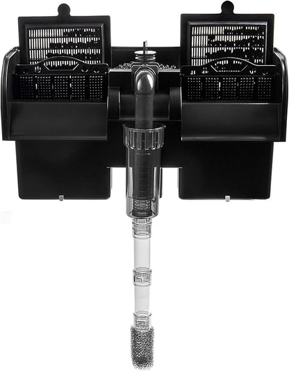 Aquatop Forza Power Filter Surface Skimmer for Aquariums - Adjustable Flow Rate - 40-80 Gallon - Includes Mechanical, Bio-Chemical Filtration