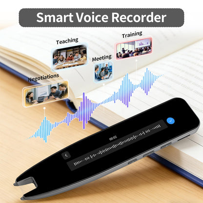 Scan Translation Pen – Dyslexia Tools with 142 Online/10 Offline Languages, Speech & Scan-to-Text Reading Pen for Learning Difficulties, Language Learners, Elderly & Travelers ﻿