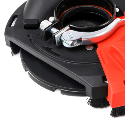 HERZO Surface Grinding Dust Shroud for Angle Grinder, Universal 4.5"/5" + Diamond grinding cup wheel 5 inch