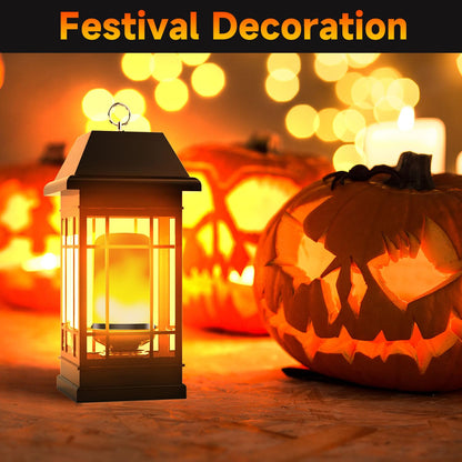 hyrion LED Flame Light Bulbs Outdoor, 4 Modes Flickering Lightbulb with Upside Down Effect, E26 Base Fire Flame Lights Bulb for Halloween Porch Christmas Indoor -2 Pack
