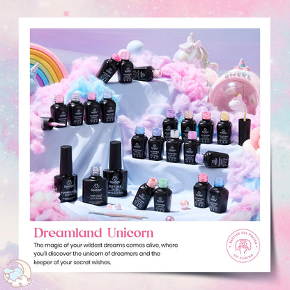 Beetles Gel Nail Polish Kit with U V Light - 80Pcs Fall Nail Fest Color Enchantment 55 Colors Gel Polish Starter Kit with Base Top Coat DIY Nails Stickers Manicure Tools Gift for Women Teens Girls