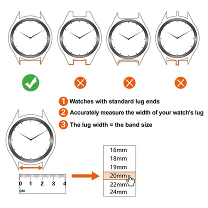 ANNEFIT Quick Release Watch Band, Embossed Alligator Grain Leather Watch Strap with Black Buckle, Replacement Bands Width 16mm (Black)