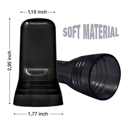 Esatto 24 Pieces Pour Spout Covers - Liquor Bottle Toppers Black, Universal Bottle Pour Dispenser,Liquor Bottle Covers Bottle Cover Dust for Home Kitchen Tools Supplies