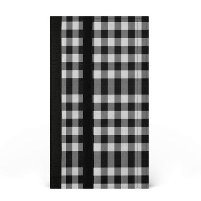 Black White Buffalo Check Refrigerator Door Handle Covers Farmhouse Tartan Kitchen Appliances Gloves For Microwave Dishwasher Fridge Door Cloth Protector 2pcs