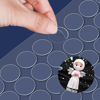 Adhesive Stick dots Two-Sided Sided Mounting Putty Stick Tack for Wall Hanging Crafts Balloons Festival Party Decorations,Clean Removable(0.59"*0.59"-700)