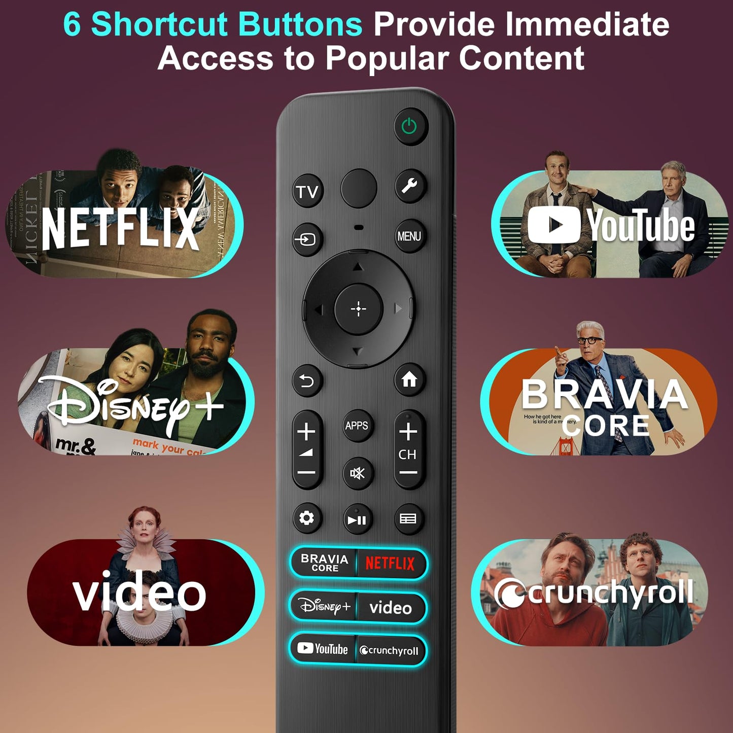 Voice Remote Control Replacement for Hisense Smart Google TV，Compatible with Hisense QLED UHD Mini-LED ULED Google TVs