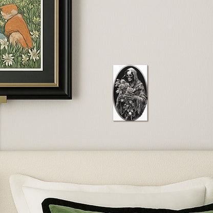 Creepy Floral Light Switch Cover Plates/Outlet Covers, Roses for Halloween Decor, Thermoplastic Wall Plates, Standard Size Blank Cover Plate