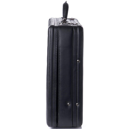 Alpine Swiss Mens Briefcase | Hard Side Business Case | Expandable Attache Case For Men | Dual Combination Locks | Padded Interior | Multi Organizer Pockets | Manufacturer’s Warranty