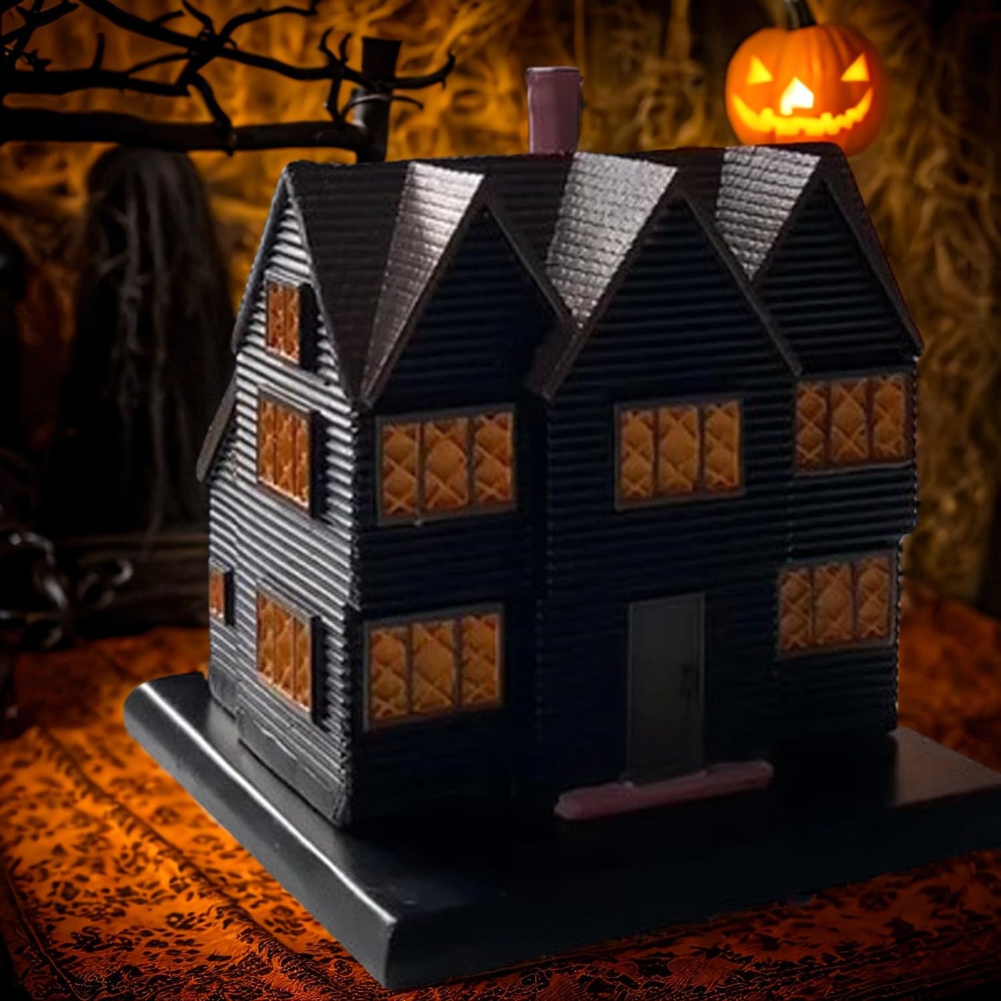 Halloween Witch House Incense Burner Halloween Decorations Indoor Incense Burner Ornament