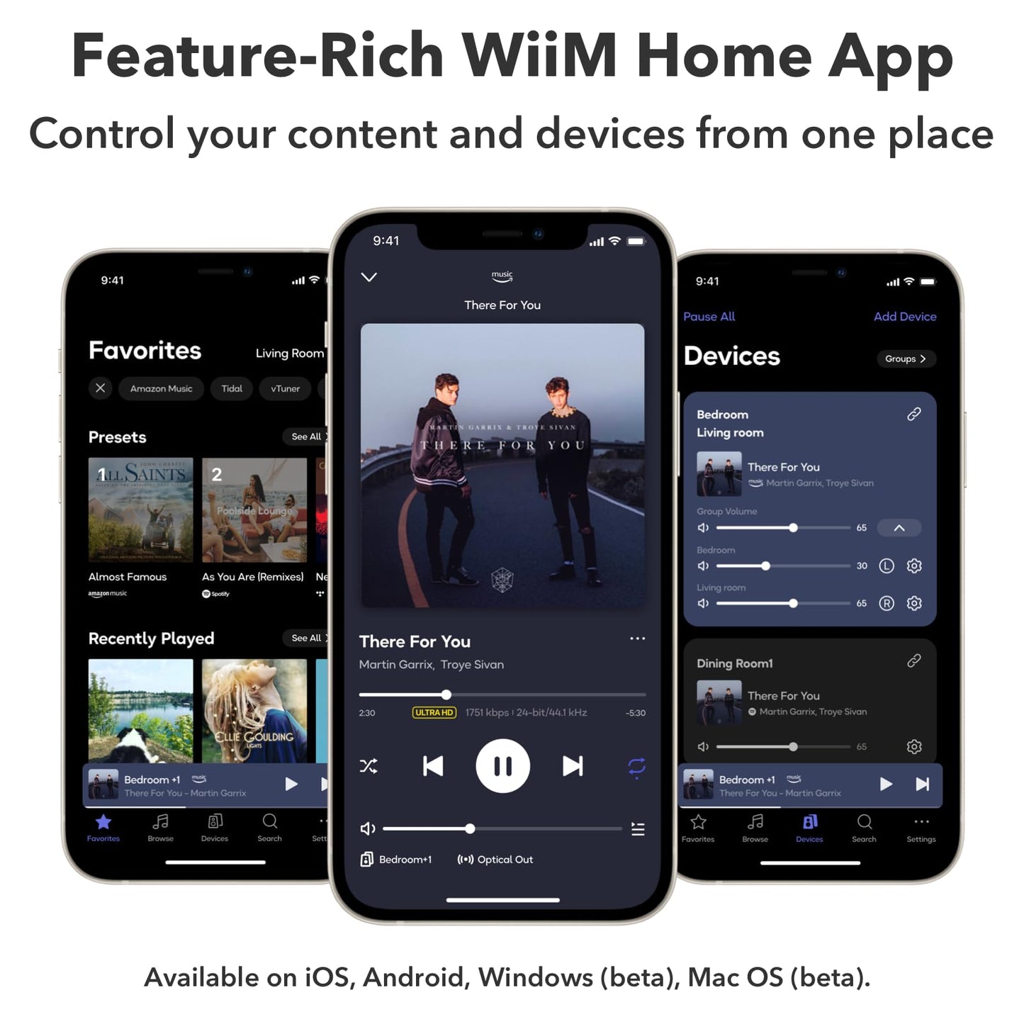 WiiM Amp: Multiroom Streaming Amplifier | Compatible with AirPlay, Google Cast, Alexa | HDMI, Voice Control | Stream from Spotify, Amazon Music, Tidal & More | Space Gray