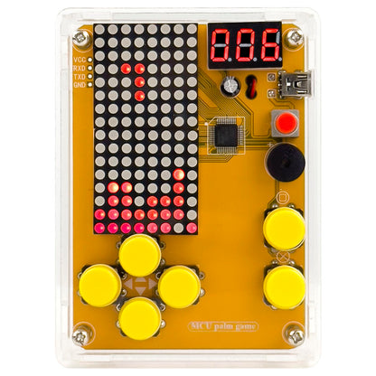 DIY Soldering Project Game Kit Retro Classic Electronic Soldering Kit with 5 Retro Classic Games and Acrylic Case