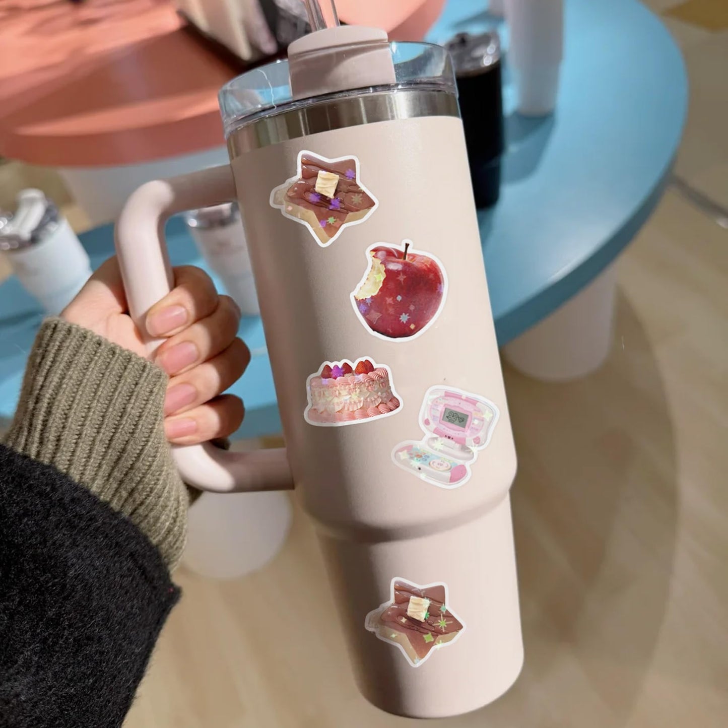 400 PCS Japanese Aesthetic Stickers for Adults, Kawaii Animal & Retro Deco Stickers Pack for Journaling, Scrapbook, Planner Decoration, Vision Board & Creative Stationery