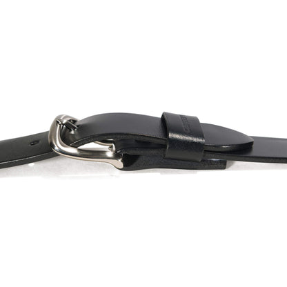 Carhartt Men's Bridle Leather Classic Buckle Belt, Black, 36