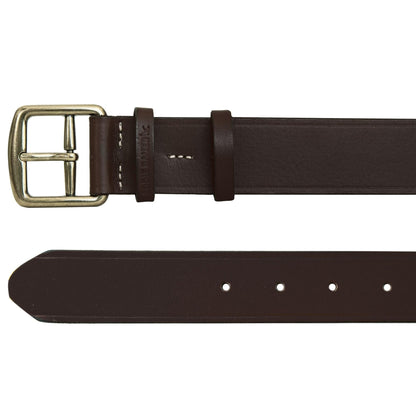 Eddie Bauer Womens Leather Jean Belt | Double Keeper Buckle | Casual | Outdoor | Western | Everyday | Leather | Brown - Small