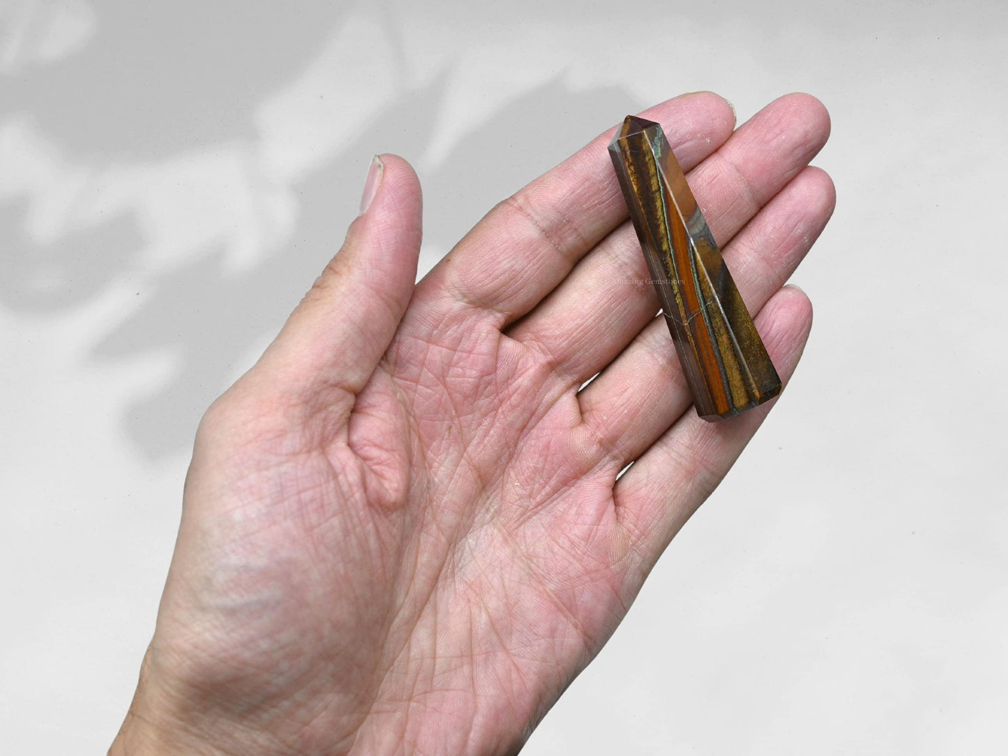 Amazing Gemstone Red Tiger Eye Crystal Towers - Natural Healing Crystal Point Obelisk for Reiki Healing and Crystal Grid (2" to 3" INCH)