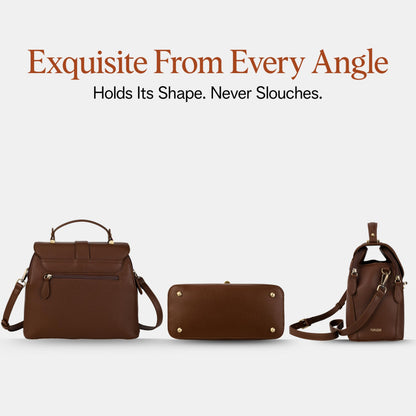 Vegan Leather Purses for Women, Faux Leather Handbags for women, Top Handle Handbags
