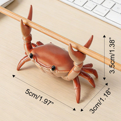 4PCS Weightlifting Crab Pen Holder for Desk, Creative Desk Crab Pen Holder, Cute Desk Organizer & Pencil Stand, Funny Home Office School Decor Desk Accessories (MIX)
