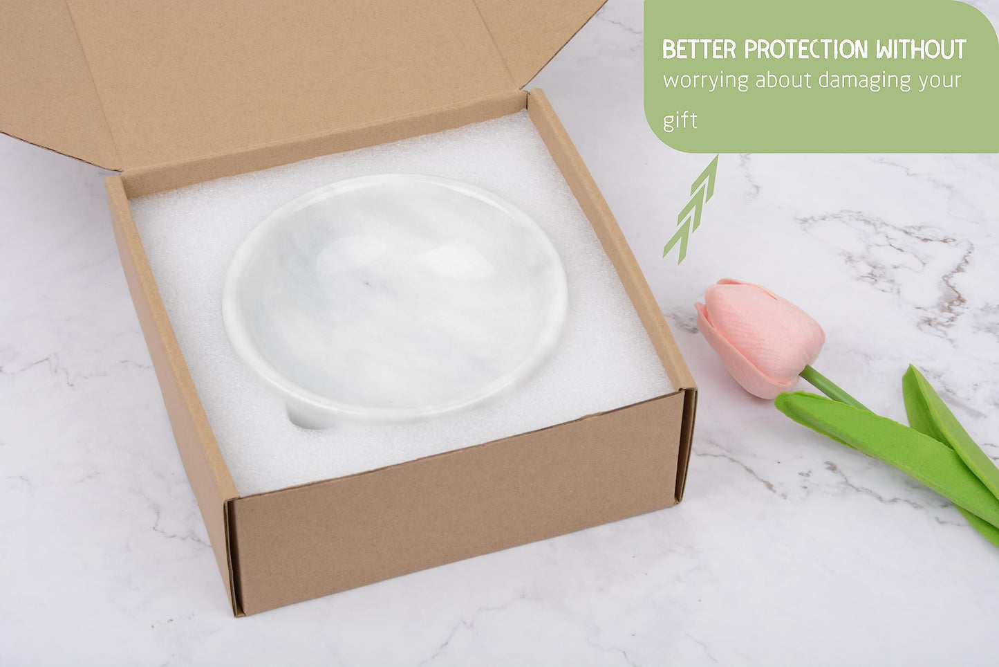 SIPARUI Jewelry Dish,Natural Marble Jewelry Dish,Trinket Tray,Ring Holder,Key Bowl,Unique Jewelry Tray for Home Decoration,Mother's Day,Birthday and Other Holiday Gifts(White Grey)