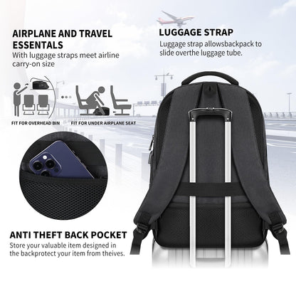 Backpack for School, School Backpack for Boys Girls Teens , Backpacks for Men, Back Pack, Water Resistant College High Middle School Bookbag,Book Bag, Black mochilas escolares para adolescentes
