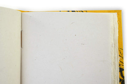 Kathmandu Valley Co. Nepali Keeper Journal with Handmade Lokta Paper. Made in Nepal. (6x9 Inches, Busy Bee)