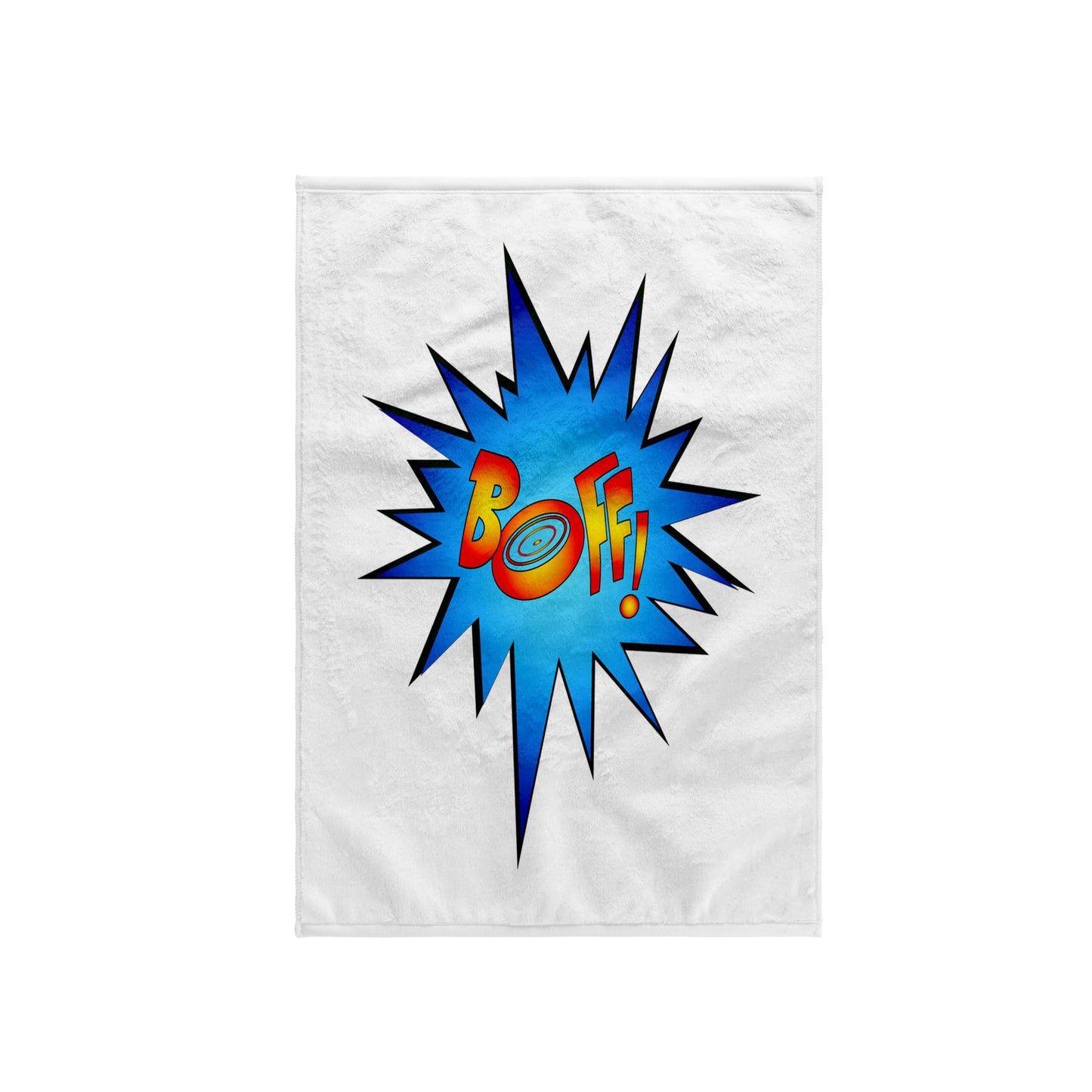 3D Rose TWL_238614_1 Superhero Fight Comic Boff Towel, 15" x 22"