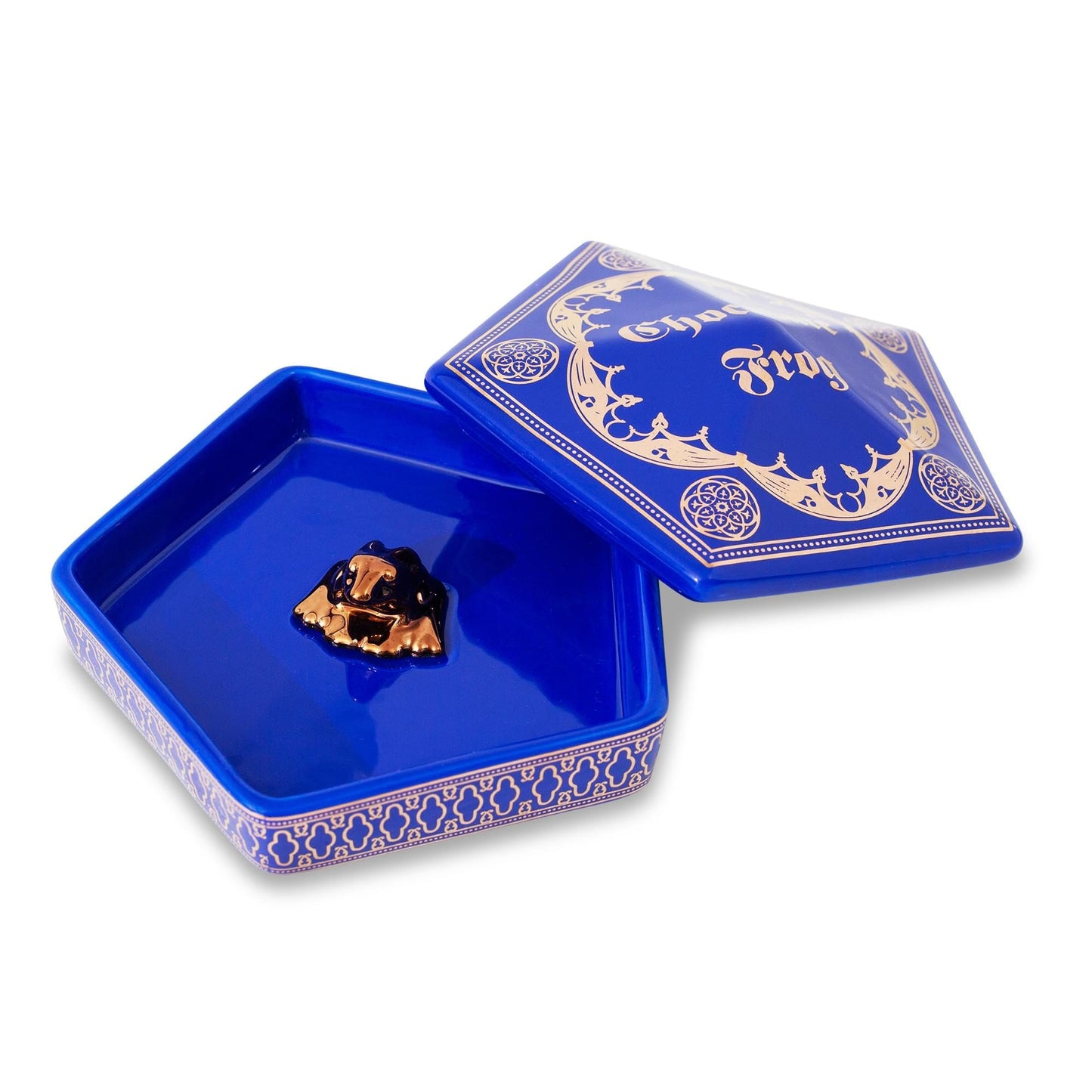 Ukonic Harry Potter Chocolate Frog Ceramic Trinket Tray, Storage Dish Organizer for Jewelry, Accessories, Keys, Small Mementos and Valuables
