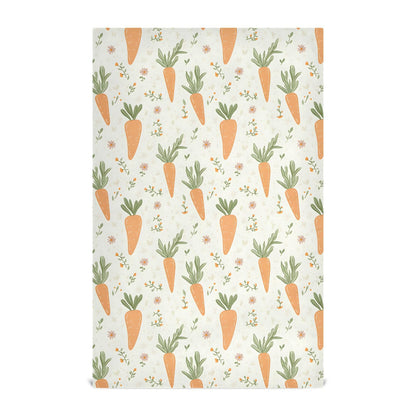 senya Kitchen Towels 4 Pack, Carrots Leaves Pattern Dish Towels Dishcloth 18x28 Inch for Kitchen Household Cleaning