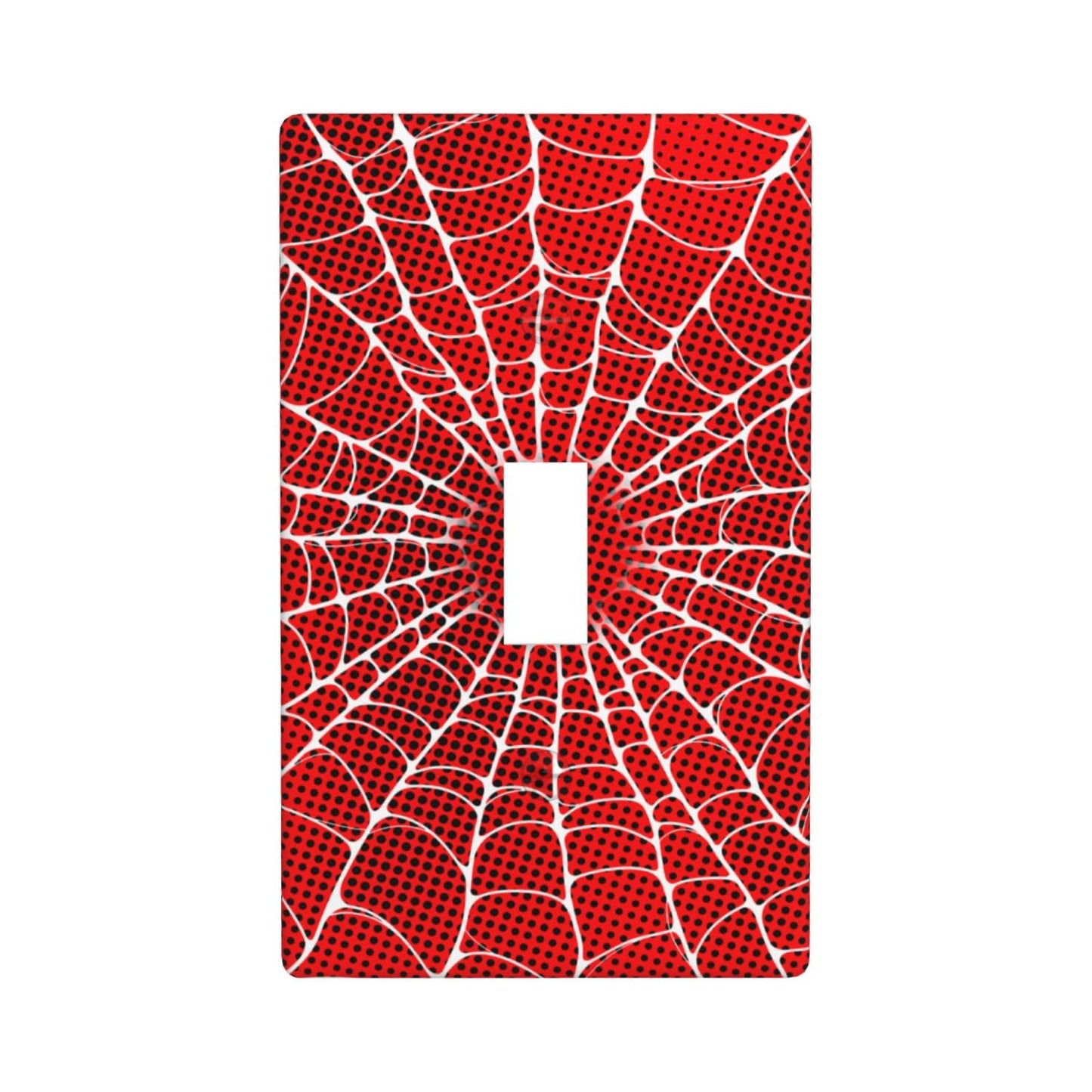 Spider Web Single Toggle Light Switch Cover Plate Decorative Wall Plates, 1 Gang Switch Plates And Outlet Covers 2.75" X 4.5" For Bedroom Bathroom Kitchen Home Decor