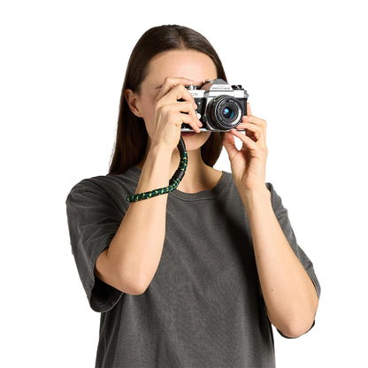 Nocs Provisions NocLoc Wrist Loop, Handheld Monoculars & Camera Strap Accessory with Quick‑Connect Tether - Backwoods Green