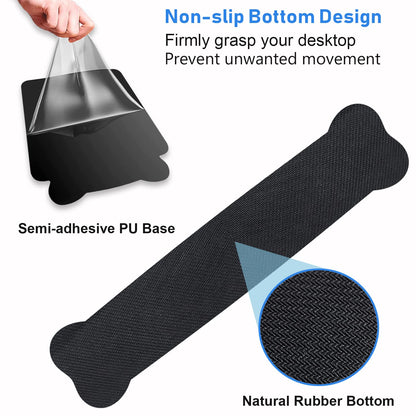 Wrist Rest Support Ergonomic Gel Mouse Pad & Memory Foam Keyboard Set, Non-Slip Rubber PU Base for Home Office Working Studying Easy Typing & Pain Relief, Ouija Board