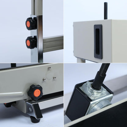 U.S. Solid Vertical Automatic Continuous Sealing Machine with Digital Temperature Control, Vertical Band Sealer for 0.02-0.8mm PVC Bag Films Stamp Coding 110V/60HZ